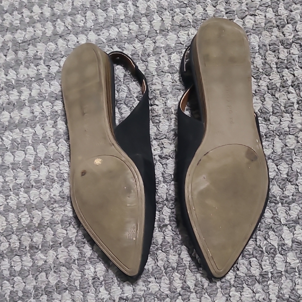 Indigo Black Women's Slingback Flats - Picture 4 of 10